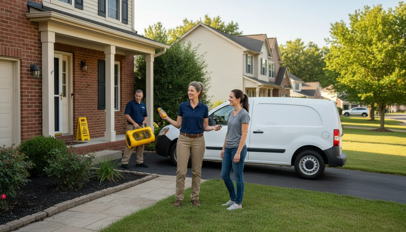Residential water damage restoration in Nakina, NC